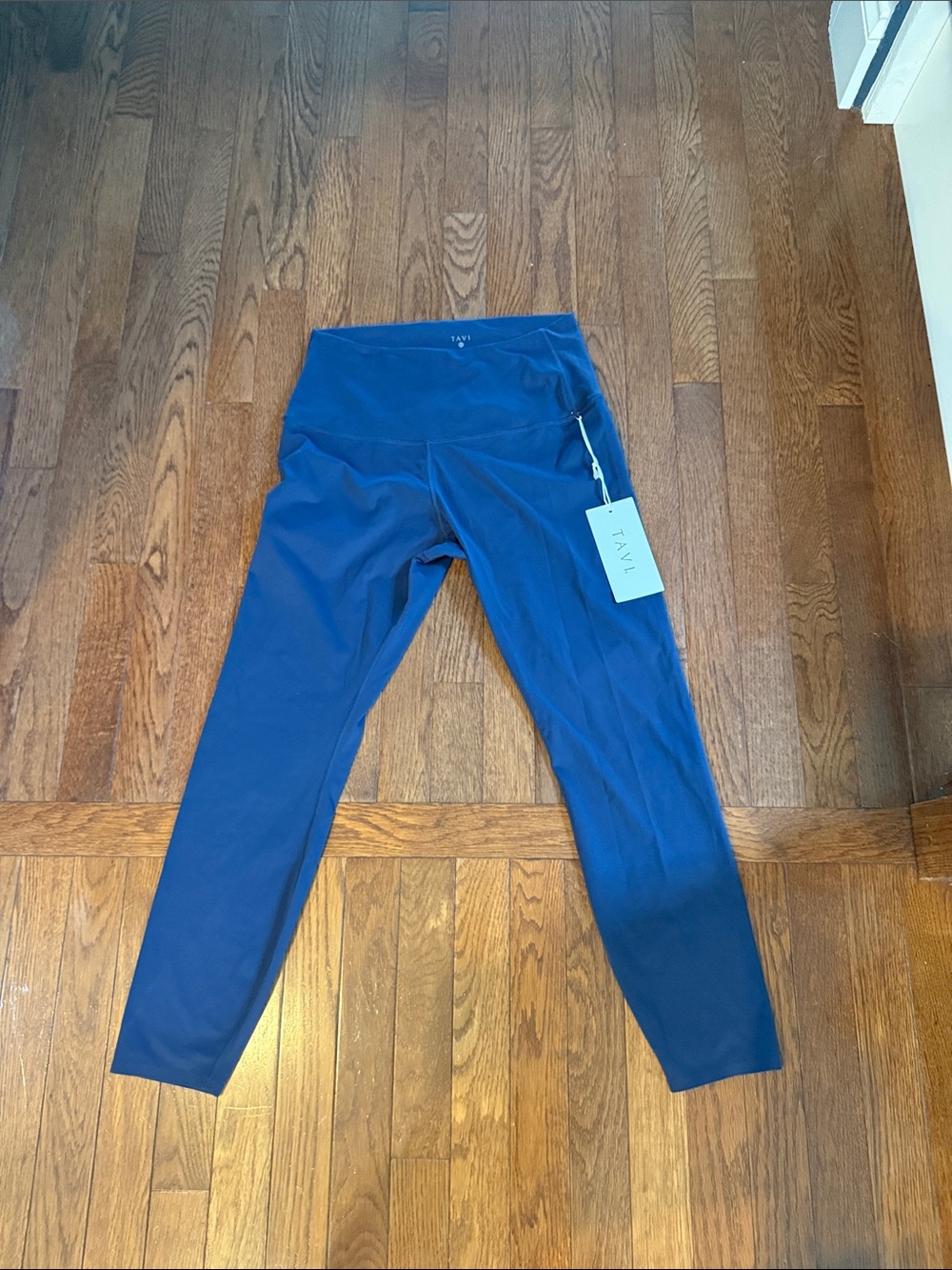 Tavi Navy High-Waist Leggings - Sleek Comfort